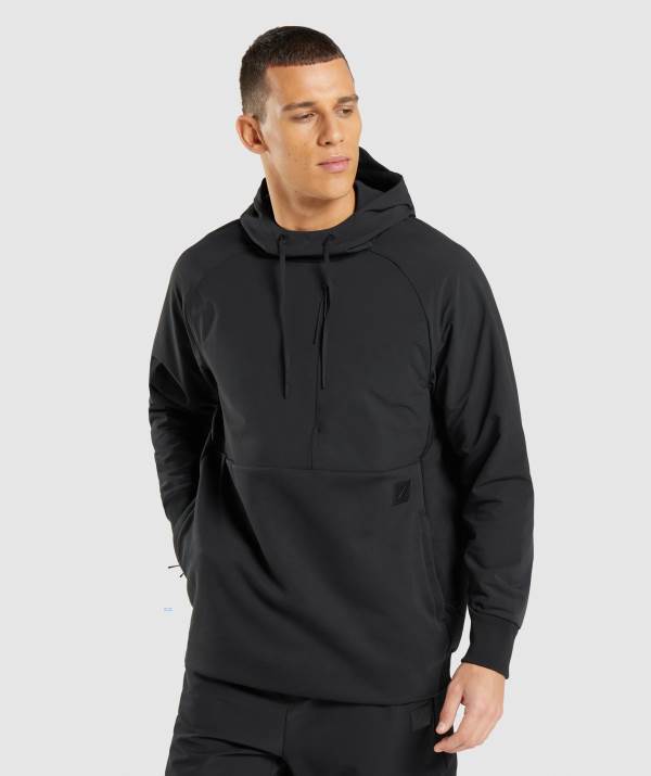 Panske Mikiny S Kapucňou Gymshark Retake Čierne | OC3965408